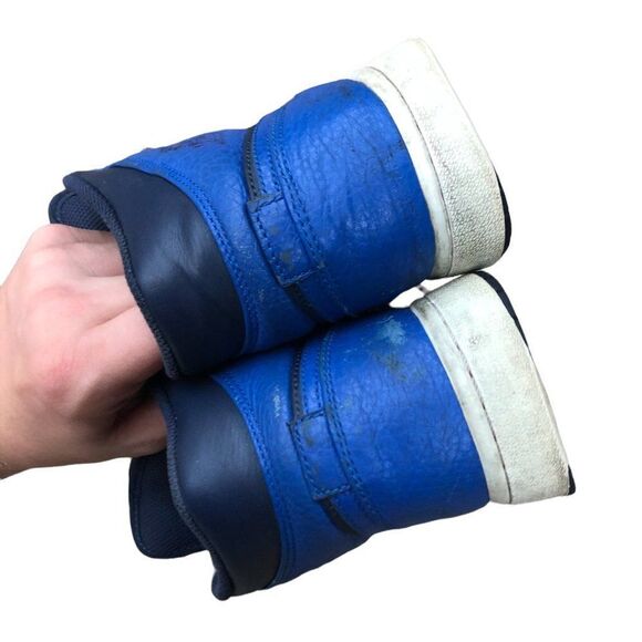 RARE 2017 Nike Air Jordan 1 Mid 'Obsidian Game Royal' Size 8 - Picture 3 of 16